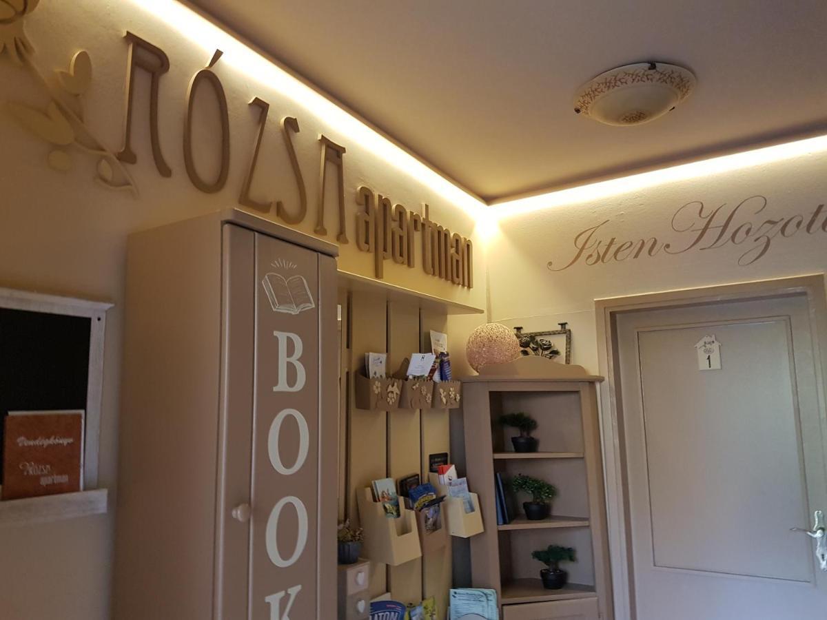 Rozsa Apartman Alsóörs Zewnętrze zdjęcie